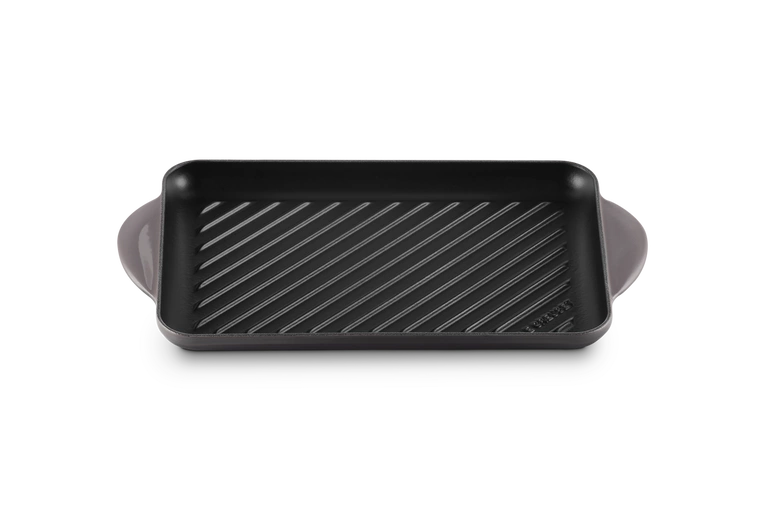 Le Creuset - patelnia żeliwna grillowa z dwoma uchwytami 32 cm Flint