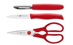 Zwilling - zestaw 3 cz. nożyczki obierak, obierak i nożyk Twin Grip