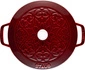 Staub - garnek żeliwny okrągły lilia 3.5 ltr, grenadynowy Special Cocotte