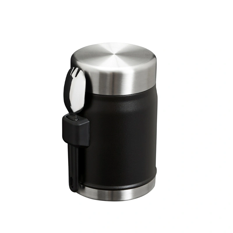 Stanley - termos obiadowy ze sztućcem Classic Legendary 0.4L Black 2.0