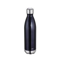 Cilio - butelka termiczna, stalowa czarna, 750 ml