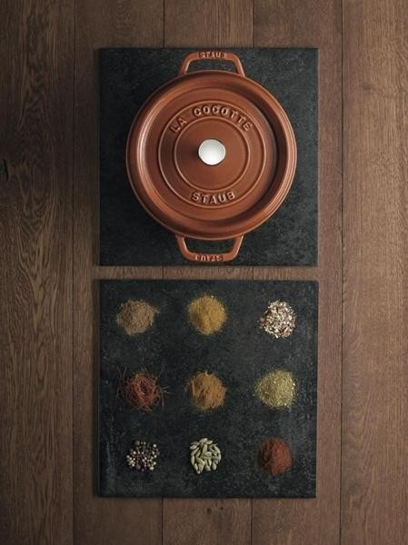 Staub - garnek brytfanna żeliwna cynamonowa 3,8 l 24 cm