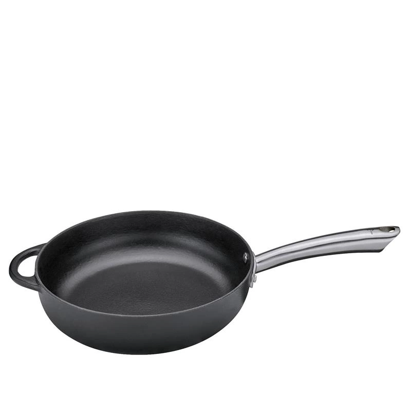 Kuchenprofi - wysoka patelnia żeliwna, śred. 28 cm, czarna Provence