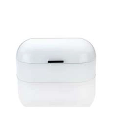 Kela - chlebak metalowy, 44x21,5 cm, biały Frisco