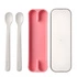Mepal - 2 Łyżki do karmienia Mio Deep Pink