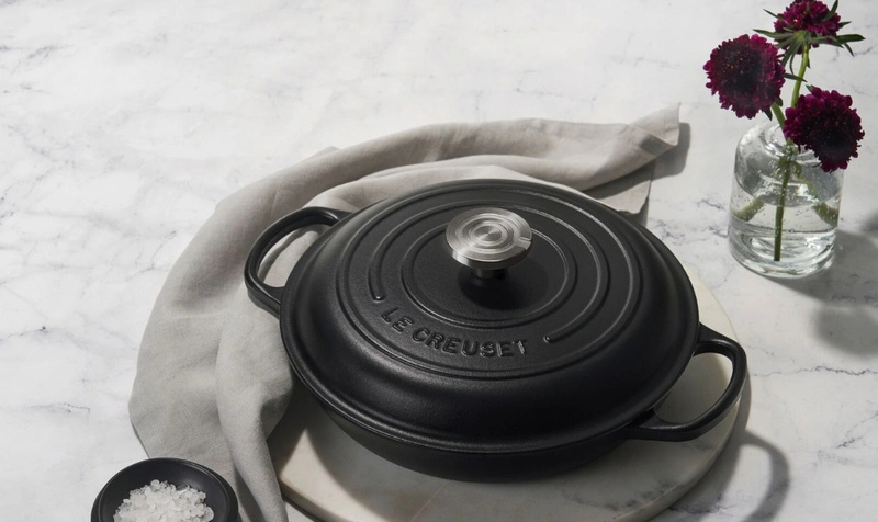 Le Creuset - garnek Gourmet Profesjonalny żeliwny 26 cm 2,2 l czarny