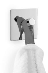 Zack - wieszak łazienkowy kwadrat Duplo stal polerowana