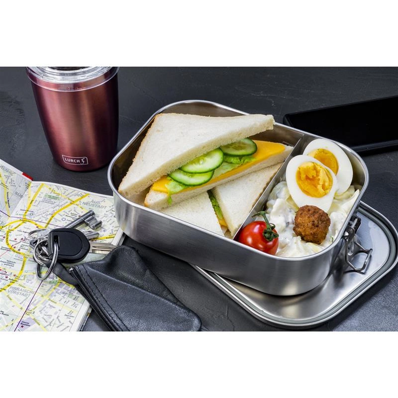 Lurch - pojemnik na żywność, stal nierdzewna, 1,2 l Snap