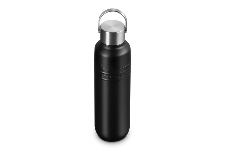Le Creuset - Butelka termiczna na wodę 500 ml czarna
