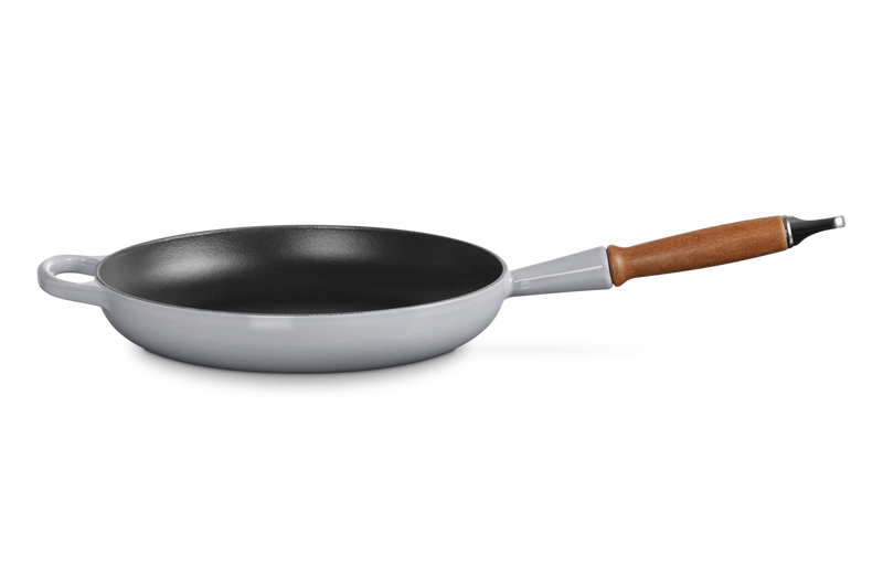 Le Creuset - patelnia żeliwna z drewnianym uchwytem 28 cm chateau