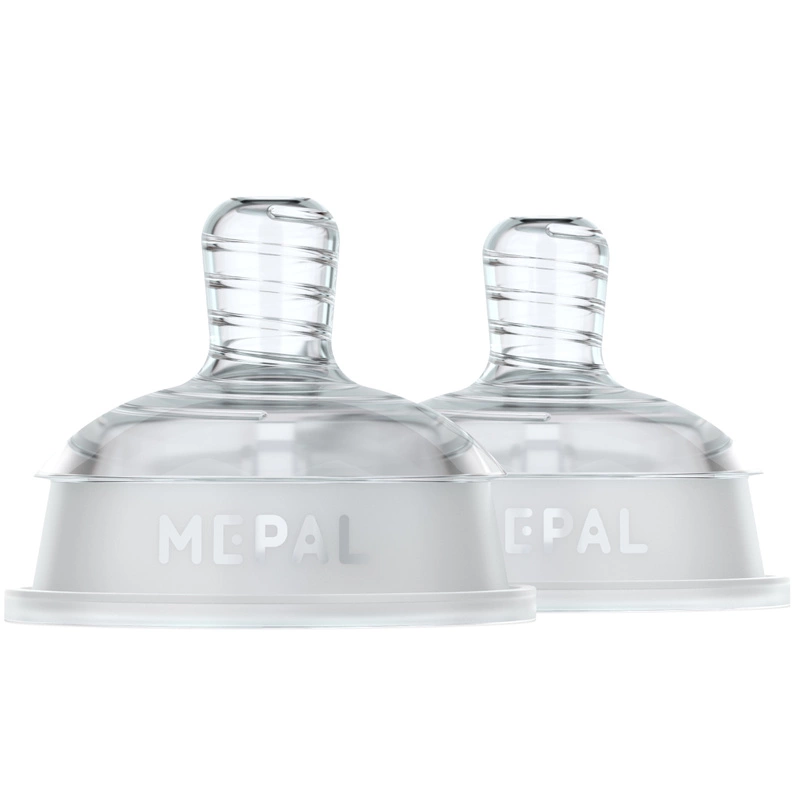 Mepal - Smoczek do karmienia niemowląt ze średnim przepływem 2 szt. Mio