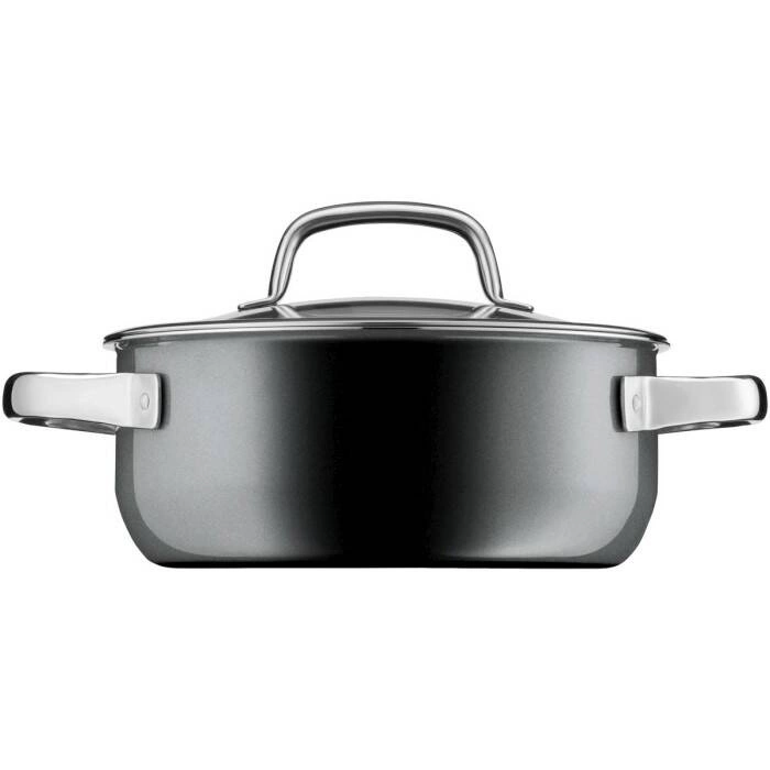 WMF-Garnek niski 20cm,platynowy,Fusiontec Mineral