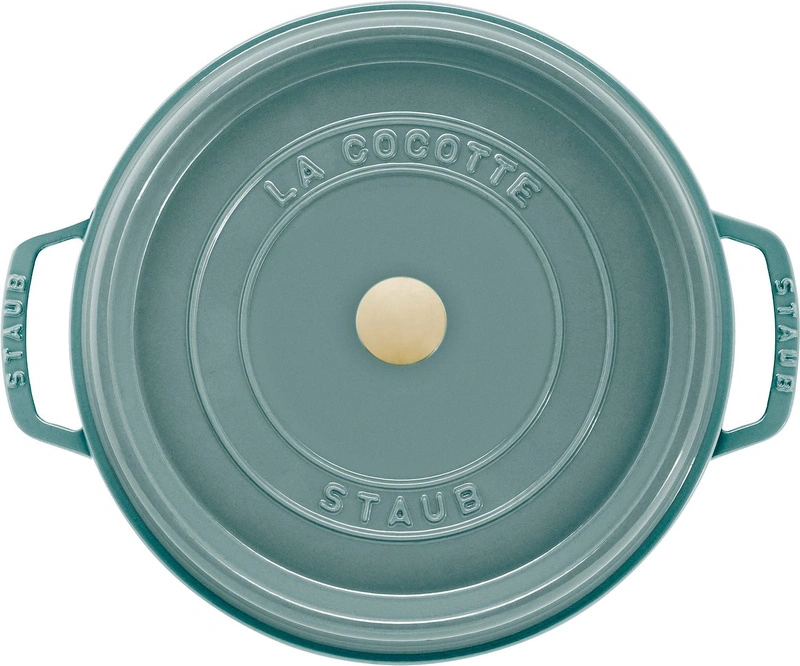 Staub - LA COCOTTE Garnek żeliwny okrągły 2.2 ltr, eukaliptusowy