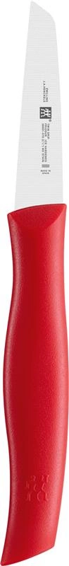 Zwilling - Nóż do obierania warzyw TWIN Grip 7 cm czerwony