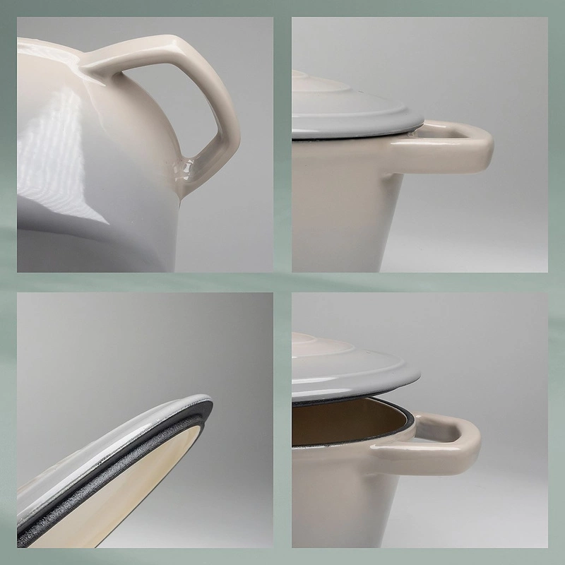 Kela - Brytfanna owalna z pokrywą 4 l szara Calido