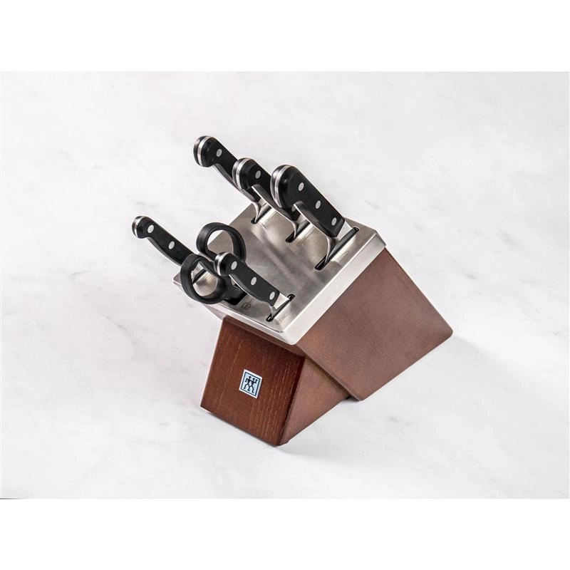 Zwilling - zestaw 5 noży w bloku samoostrzącym Pro