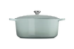 Le Creuset brytfanna żeliwna emaliowana Signature okrągła 34 cm 12 l sea salt