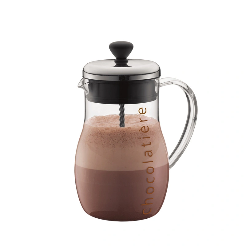 Bodum - dzbanek do gorącej czekolady Chocolatiere 1L Chrome