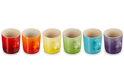 Le Creuset - zestaw 6 kubków 350ml Rainbow