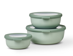 Mepal - Zestaw 3 misek Cirqula okrągła 350 750 1250 Nordic Jade