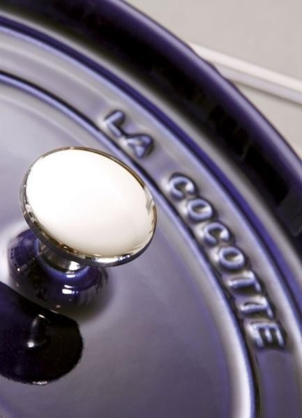 Staub - garnek brytfanna żeliwna niebieska 6,7L 28 cm