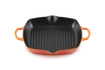 Le Creuset - patelnia żeliwna grillowa z dwoma uchwytami 30 cm Płomienna