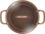 Zwilling - MILANO Garnek niski z pokrywką 24 cm brązowy