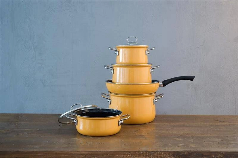 Riess - Riess- Zestaw garnków 5cz. Orange