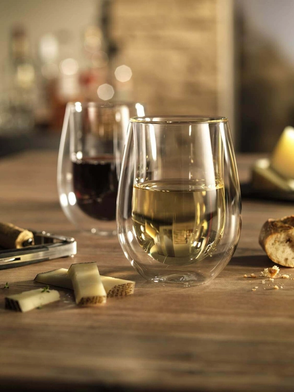 Zwilling - dwie szklanki z podwójnymi ściankami do białego wina Sorrento 296 ml