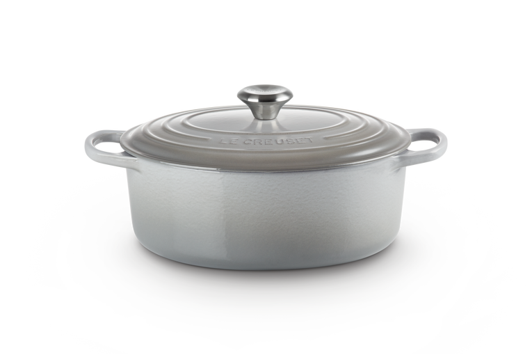 Le Creuset - brytfanna żeliwna Signature 29 cm 4,7 l misty grey
