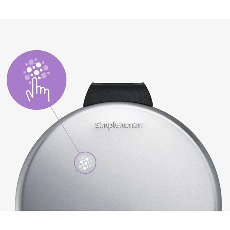 Simplehuman - Kosz na śmieci pedałowy 4,5l - szczotkowana stal