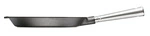 Skeppshult - PROFESSIONAL Patelnia płytka ze stalową rączką - 24 cm, czarny