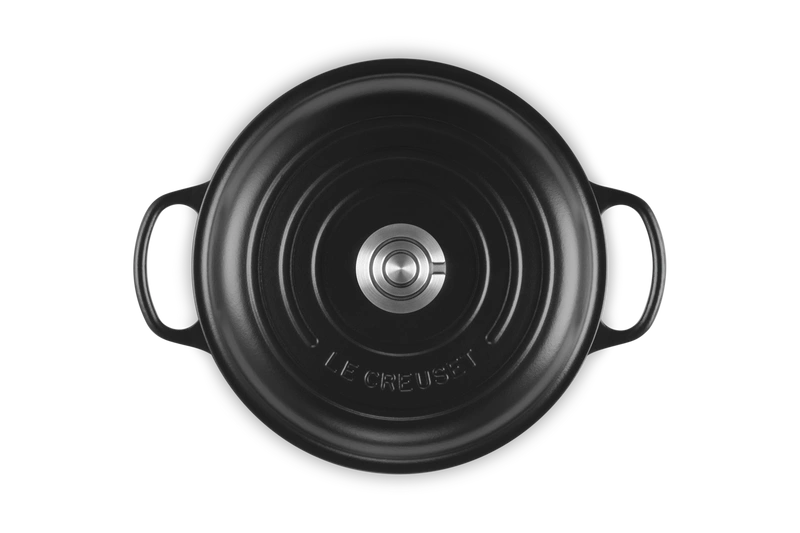 Le Creuset - garnek Gourmet Profesjonalny żeliwny 26 cm 2,2 l czarny