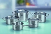 Garnki Fissler Original Profi Collection komplet ze szklanymi pokrywami