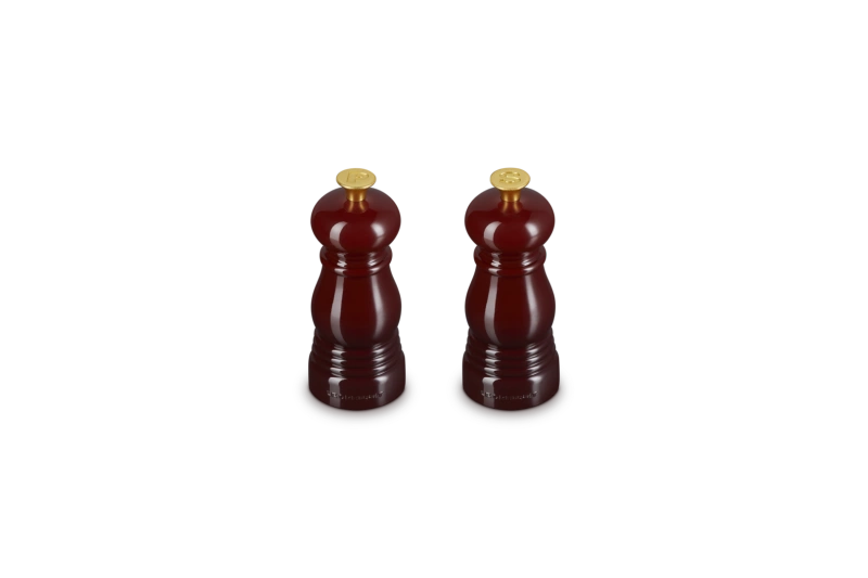 Le Creuset - zestaw młynków do soli i pieprzu 12,5 cm garnet