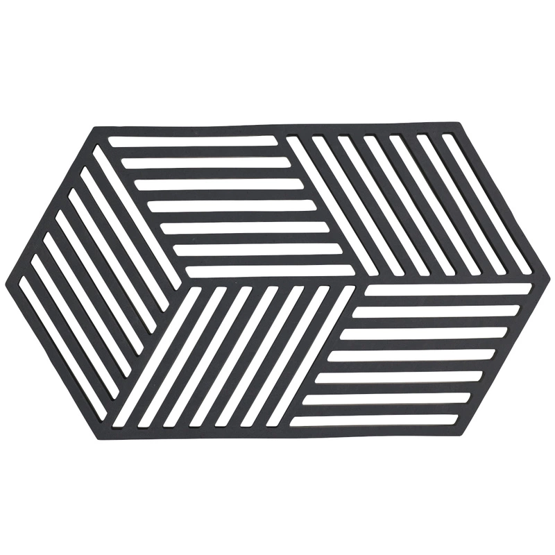 Zone Denmark - Podkładka pod naczynia Hexagon 24 cm Black