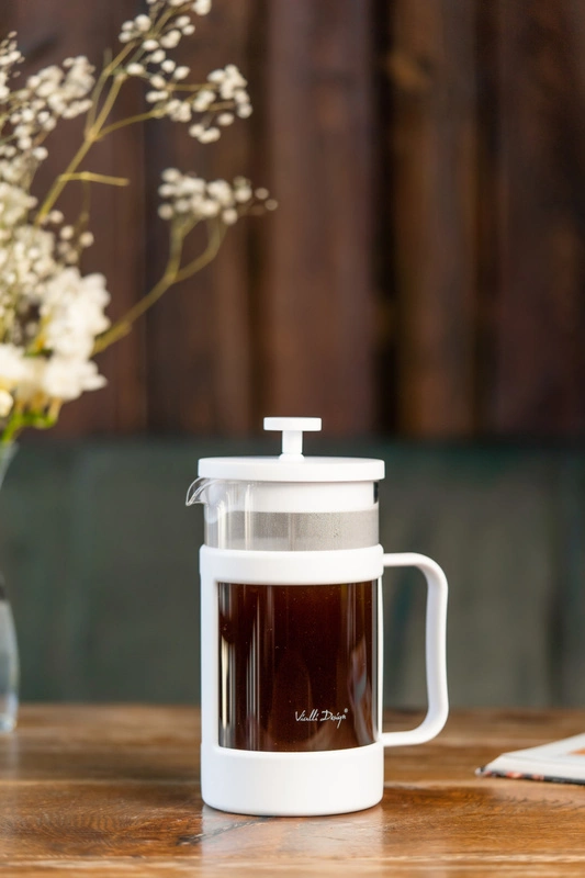 Vialli Design - Zaparzacz do kawy i herbaty 1000 ml Senso biały