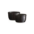 Emile Henry - Zestaw dwóch miseczek do zapiekania typu ramekin - N°10 - czarny