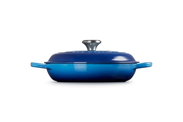 Le Creuset - garnek patelnia Gourmet Signature 26 cm 2,2 l azure