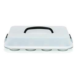 Patisse - Forma na 12 muffinek z pokrywą 35cm SILVER-TOP