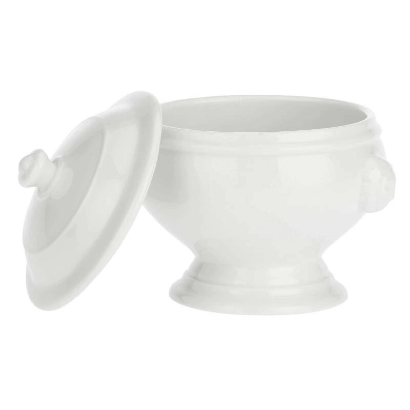 La Porcellana Bianca - miska z pokrywką lew 365 ml Chimera