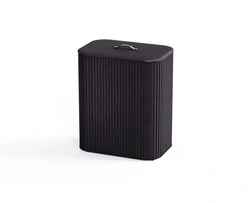 JOSEPH JOSEPH - Kosz na pranie 90l bambus czarny Tota Trio Luxe