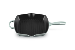 Le Creuset - patelnia żeliwna grillowa z dwoma uchwytami 26 cm sea salt