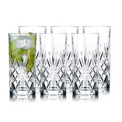 Lyngby Glas - Szklanki wysokie ze szkła kryształowego Melodia 360 ml 6 sztuk