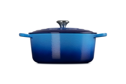 Le Creuset - garnek żeliwny emaliowany Signature 28 azure