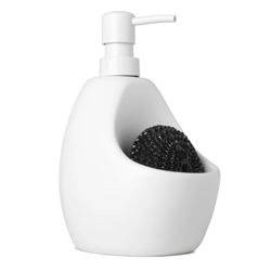 Umbra - dozownik na płyn z gąbką Joey biały