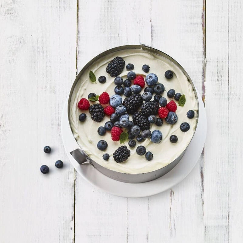 Birkmann - Pierścień do deserów EASY BAKING - regulowany, wysoki