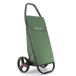 Rolser - Wózek na zakupy Com Tweed 8 Black Tube Zielony
