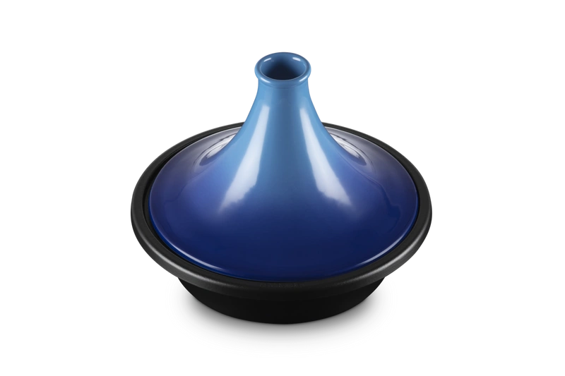 Le Creuset - Tagine żeliwo kamionka 31 cm azure