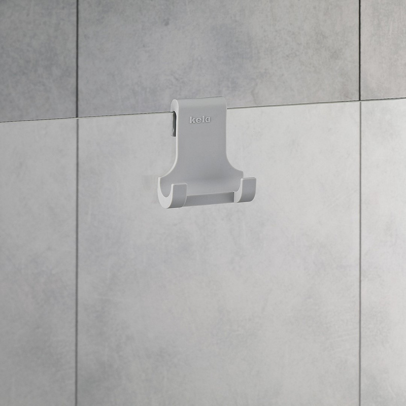 Kela - Wieszak silikonowy uniwersalny szary Tim